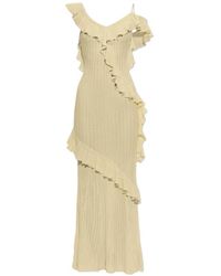 Self-Portrait - Dress With Ruffles - Lyst
