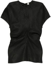 TOTEME - Top Con Cintura Fruncida - Lyst
