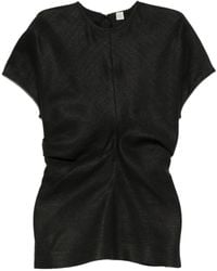 TOTEME - Top Con Cintura Fruncida - Lyst