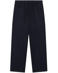 Lardini - Elasticated-Waist Straight-Leg Trousers - Lyst