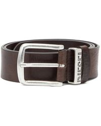 DIESEL - B-Visible Logo-Engraved Belt - Lyst