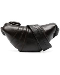 Lemaire - Small Croissant Leather Messenger Bag - Men's - Cotton/lamb Skin - Lyst