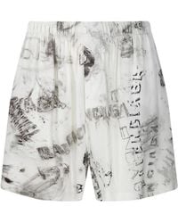 Balenciaga - Print Pyjama Shorts - Lyst