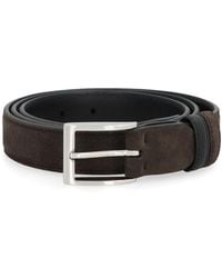 Hogan - Reversible Leather Belt - Lyst