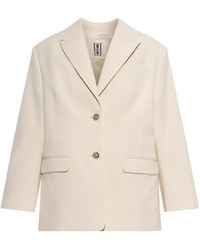 By Malene Birger - Adele Single-Breasted Peak-Lapels Blazer - Lyst