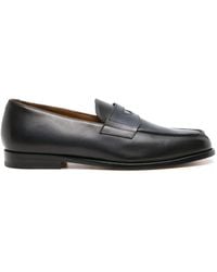 Doucal's - Faded Leather Penny Loafers - Lyst