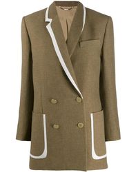 Fendi Straight-cut Jacket - Brown