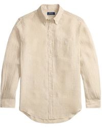 Polo Ralph Lauren - Button-Down Collar Striped Shirt - Lyst