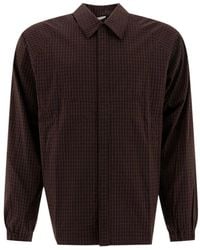 GR10K - Grid-Pattern Shirt - Lyst