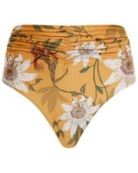 Agua Bendita - Vaiven Pasiflora Floral-print Bikini Bottom - Lyst