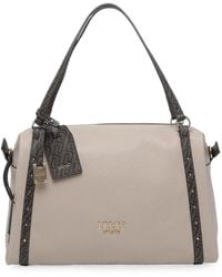 Liu Jo - Logo-Print Studded Shoulder Bag - Lyst