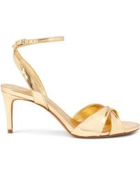 SCHUTZ SHOES - Hilda 80Mm Patent Leather Sandals - Lyst