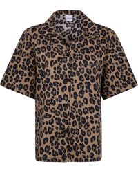Aspesi - Camisa Con Motivo De Leopardo - Lyst