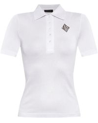 Lacoste - Logo-Patch Polo Top - Lyst
