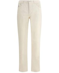 Brunello Cucinelli - コーデュロイ ストレートパンツ - Lyst