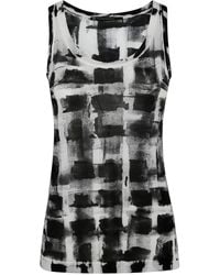 Pierantoniogaspari - Tanktop mit abstraktem Print - Lyst