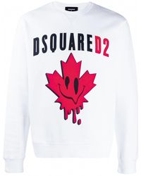 DSquared² Logo Sweatshirt - White