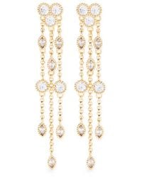 Maje - Pendientes Con Aplique De Strass - Lyst