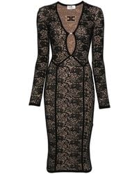 Elisabetta Franchi - Polyamide Viscose Polyester Dress - Lyst