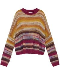 Maliparmi - Striped Mohair Sweater - Lyst