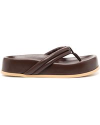 Gia Borghini - Frederique 40mm Leather Sandals - Lyst