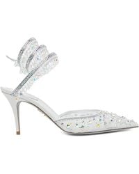 Rene Caovilla - 80Mm Crystal-Embellished Pumps - Lyst
