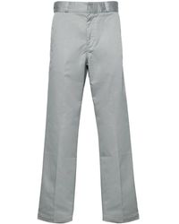 HUGO - Pressed-Crease Straight-Leg Trousers - Lyst