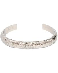 MM6 by Maison Margiela - Textured-Finish Bracelet - Lyst