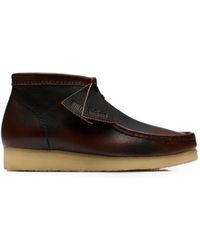 Clarks - Wallabee Leather Desert Boots - Lyst