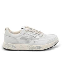 Premiata - Nous Perforated Logo-Detail Sneakers - Lyst