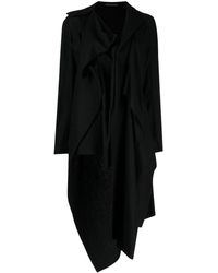 Yohji Yamamoto - Veste en laine à design asymétrique - Lyst