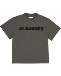 Jil Sander - Logo-Print T-Shirt - Lyst
