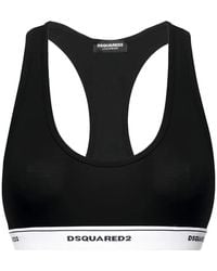 DSquared² - Logo Band Bra - Lyst