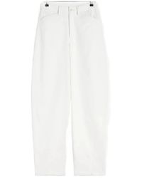 Lemaire - High-Waisted Trousers - Lyst