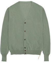Fortela - Buttoned Ribbed Cardigan - Lyst