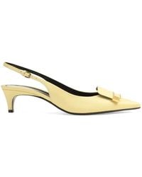 Sergio Rossi - Buckle Sling-Back Pumps - Lyst
