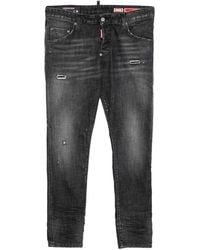 DSquared² - Distressed Faded-Effect Jeans - Lyst