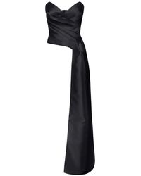 Elisabetta Franchi - Gazar Top With Tail-Like Panel - Lyst