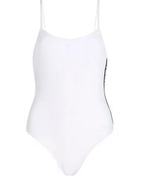 Karl Lagerfeld - Essential Badeanzug Mit Logo-Print - Lyst