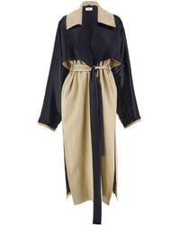 Ferragamo - Layered Belted Trench Coat - Lyst