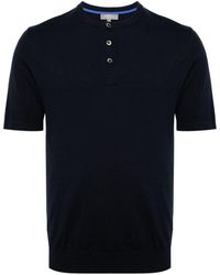 N.Peal Cashmere - Camiseta con cuello henley - Lyst