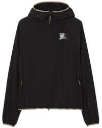 Burberry - Nylon Hooded Jacket - Lyst