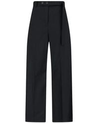 Eudon Choi - Belted Tailored Trousers - Lyst