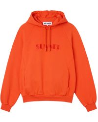 Sunnei - Sudadera con capucha y logo - Lyst
