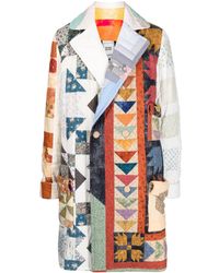 BETHANY WILLIAMS - Manteau Croisé À Design Patchwork - Lyst
