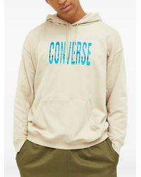 Converse - Logo-Print Hoodie - Lyst
