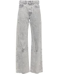 Y. Project - Jeans mit geradem Bein - Lyst