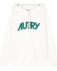 Autry - Logo Print Cotton Hoodie - Lyst
