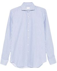 Xacus - Camisa a rayas de algodón - Lyst