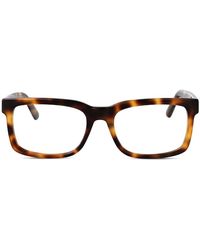Gcds - Eckige Brille Mit Logo-Schild - Lyst